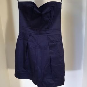 French Connection Purple Strapless Corset Minidress Size 2/4 sweetheart neckline
